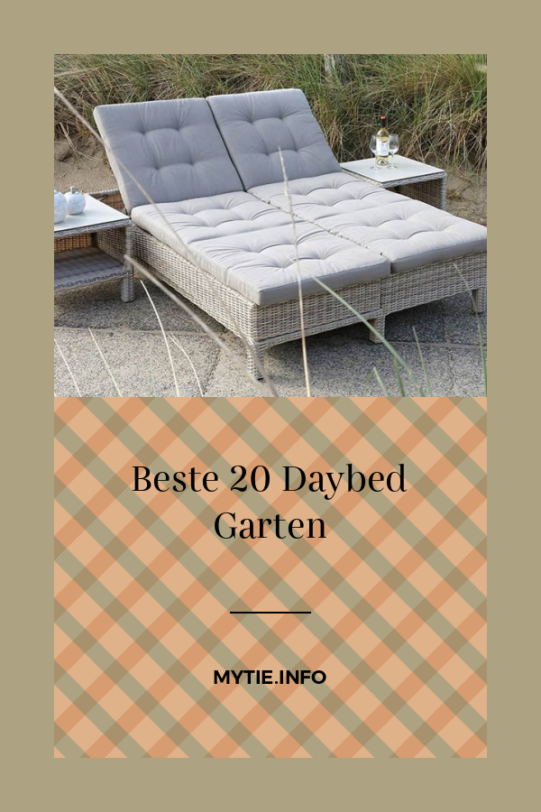 Beste 20 Daybed Garten